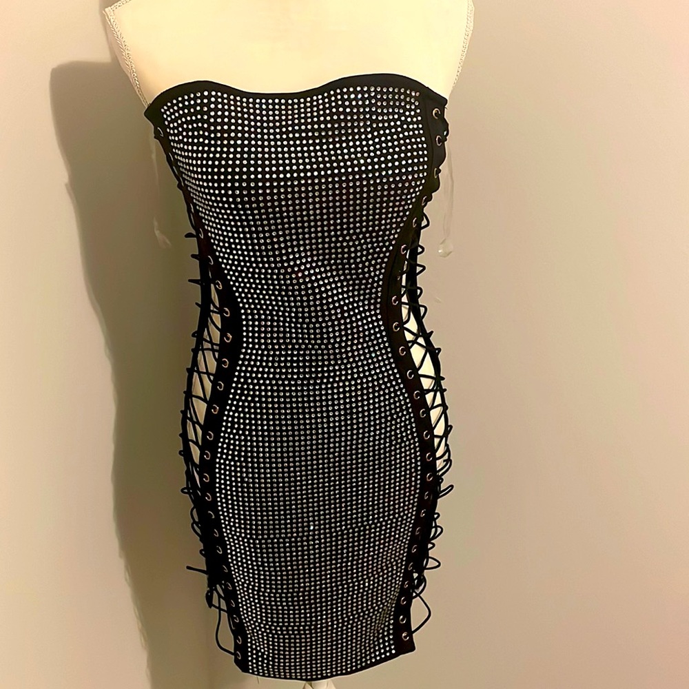 Woman Black dress